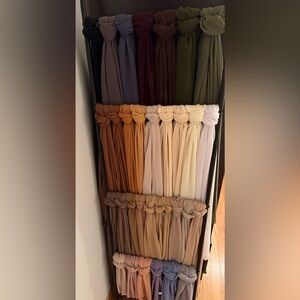 CHOOSE 20 chiffon Assorted Hijabs, great condition, veiled collection Amazon etc
